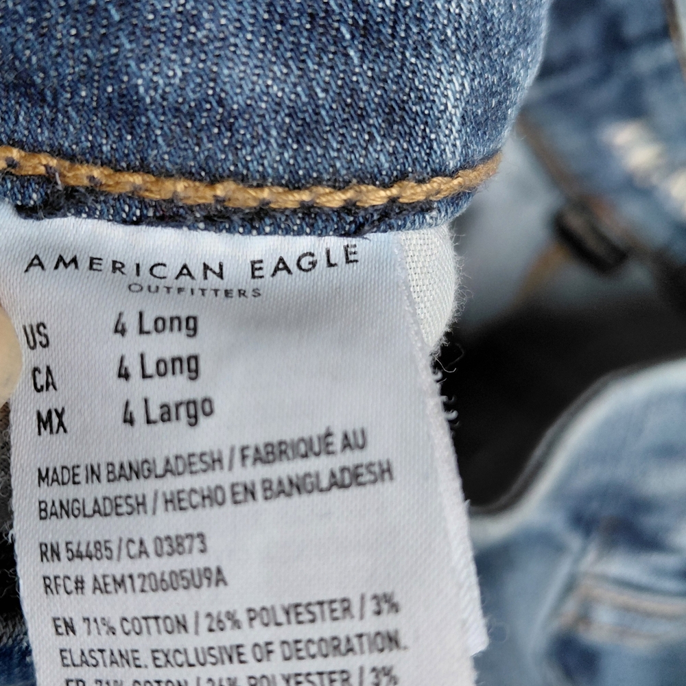 American Eagle Hi-Rise Jegging Women's Size 4 Long - Picture 5 of 5